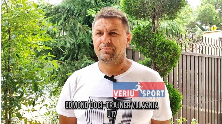 (Video) Dy trofe kombëtarë brenda 5 ditëve, flet trajneri Vllaznia U-17, Edmond Doçi