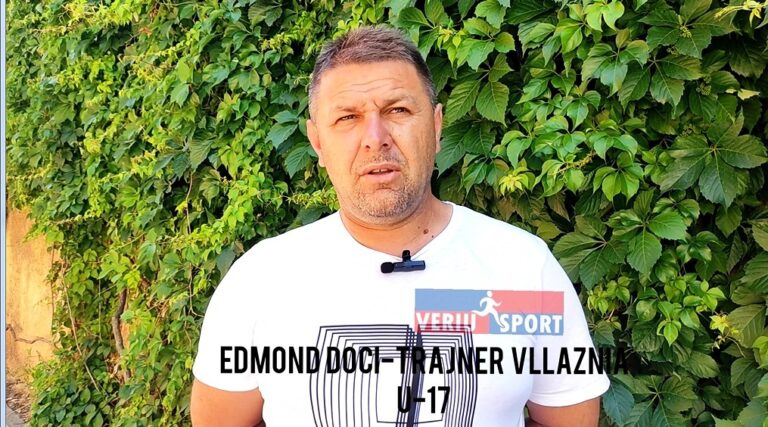 (Video) Trajneri Doçi, premton fitimin e titullit kampion. Futboll Superiore U-17/Vllaznia–Shënkolli, finalja e sezonit