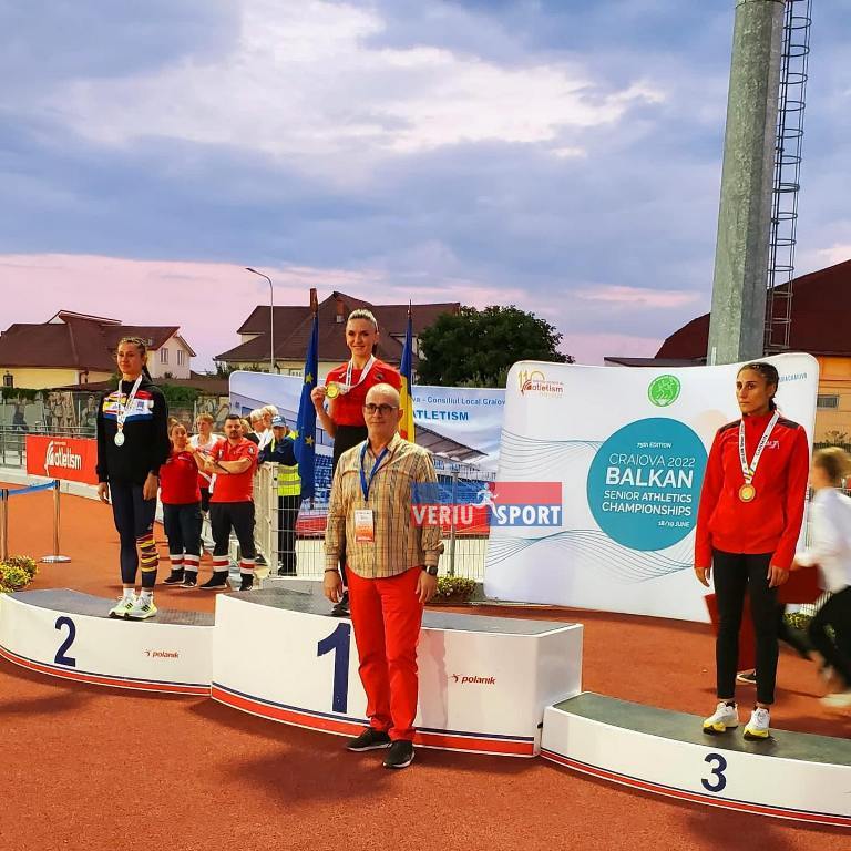 Luiza Gega, medalje ari në Kampionatin Ballkanik të Krajovës