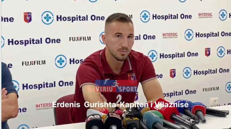 (Video) Kapiteni i kuqebluve, Erdenis Gurishta, flet për pragndeshjen, Vllaznia-Universitatea Craiova(Rumani)