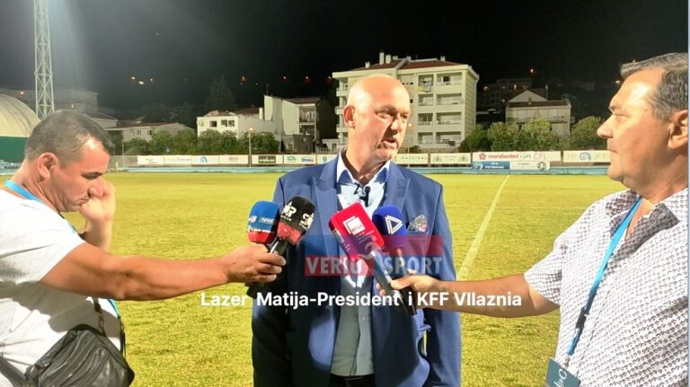 (Video) Presidenti i KFF Vllaznia, Lazër Matija, flet pas fitores 1-0 ndaj Spartak Myjava(Sllovaki) dhe kualifikimi në fazën play-off të Ligës së Kampioneve të Europës
