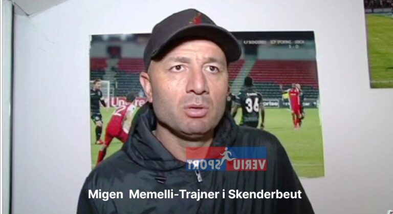 (Video) Trajneri Migen Memelli, flet pas miqësores, Skënderbeu-Vllaznia, 2-3