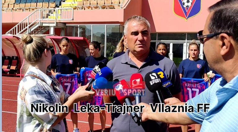 (Video) Trajneri i Vllaznisë Futboll Femra, Nikolin Leka, optimist për kualifikimin mes 32 më të mirave të Europës-“UEFA Women Champions League