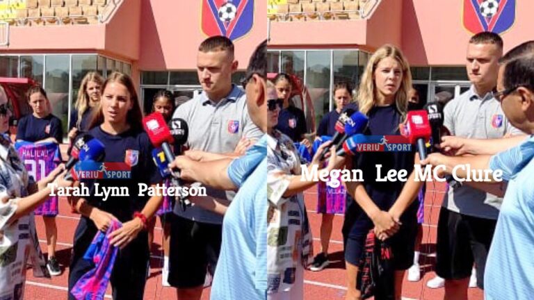 (Video) Amerikanet e Vllaznisë, Tarah Lynn Patterson dhe Megan Lee McClure, flasin në pragndeshjen e “UEFA Women Champions League”