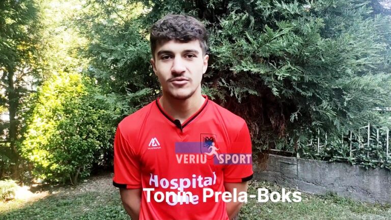 (Video) Boksieri shkodran, Tonin Prela, flet përpara nisjes në Europianin e Italisë U-16