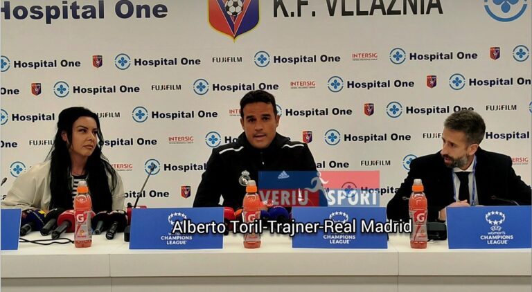 (Video) Trajneri madrilen, Alberto Toril, flet pas ndeshjes, Vllaznia-Real Madrid 0-2(Futboll femra-20 tetor 2022-Shkodër)