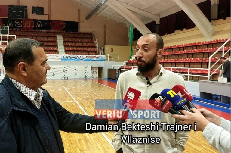 (Video) Bekteshi: I kënaqur me fitoren, por jo me lojën. Trajneri i Vllaznisë në basket meshkuj, pranon oshilacionet e skuadrës së tij në pjesën e dytë ndaj Flamurtarit