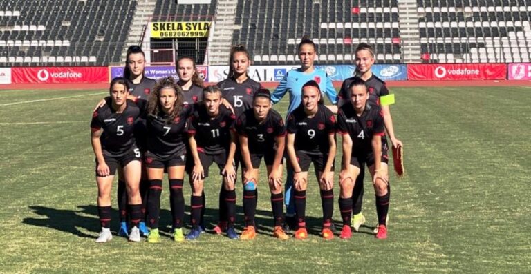 Shqipëria i nis me humbje Eliminatoret e Europianit U-17 futboll femra/Shqipëri-Maqedoni e Veriut 2-5
