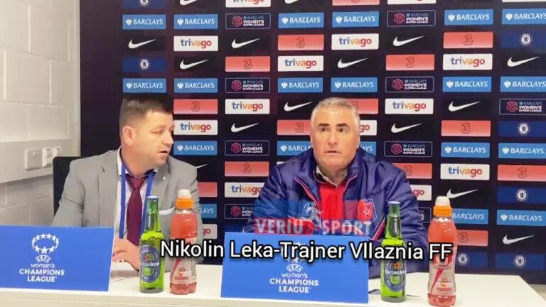 (Video) Trajneri i Vllaznisë FF, Nikolin Leka, flet pas ndeshjes, Çelsi-Vllaznia 8-0(Londër, 27 tetor 2022)