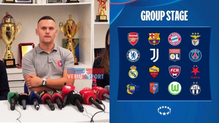 Menaxheri i KFF Vllaznia Oliver Matija, sot në Zvicër për hedhjen e shortit të“UEFA Women’s Champions League”-Faza e grupeve