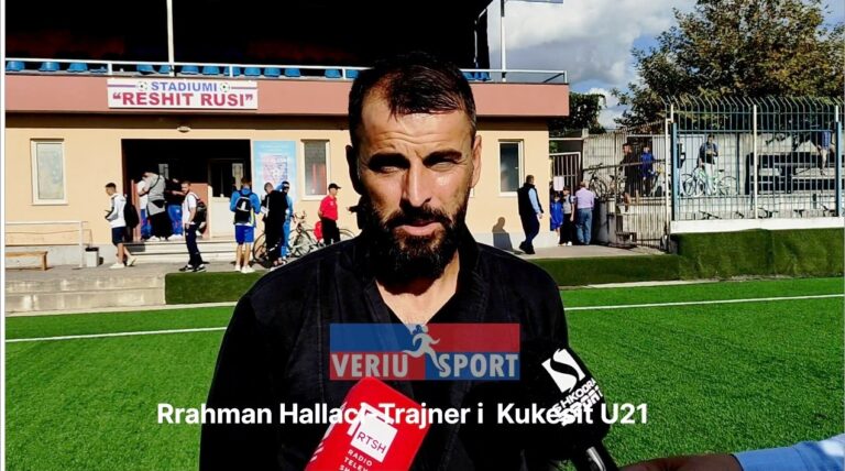 (Video) Trajneri i Kukësit U21, Rrahman Hallaçi, flet pas fitores ndaj Vllaznisë U21, 0-1(Stadiumi “Reshit Rusi Shkodër)