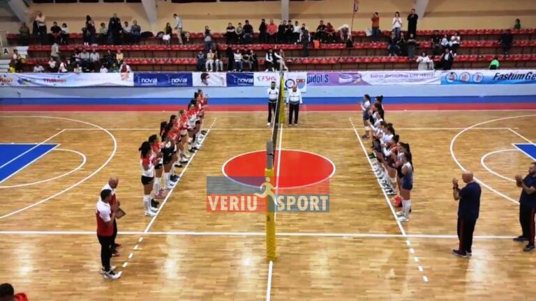 Vllaznia dhe Skënderbeu dhurojnë spektakël në “Qazim Dervishi”- Superliga Volejboll Femra