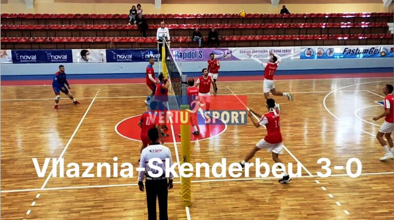 (Video) Vllaznia-Skënderbeu 3-0, Superliga volejboll meshkuj(Pamje nga ndeshja-7 tetor 2022)