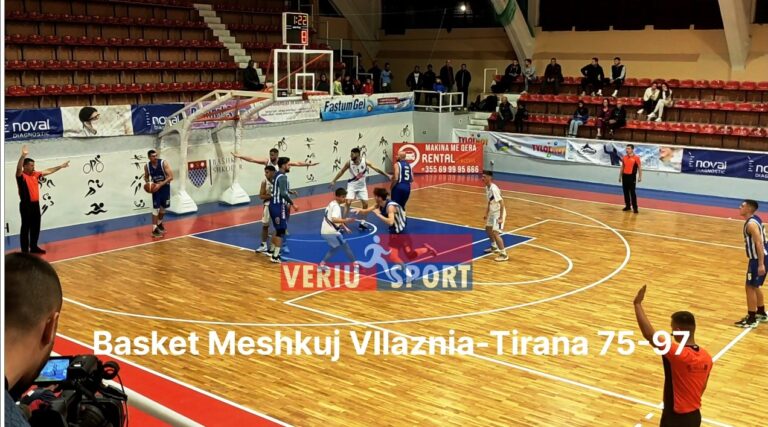 (Video)Superliga e Basket Meshkuj. Vllaznia pëson humbjen e katërt radhazi. E mund Tirana 75-97. Asnjë sinjal nga drejtuesit, skuadra drejt rënies nga kategoria