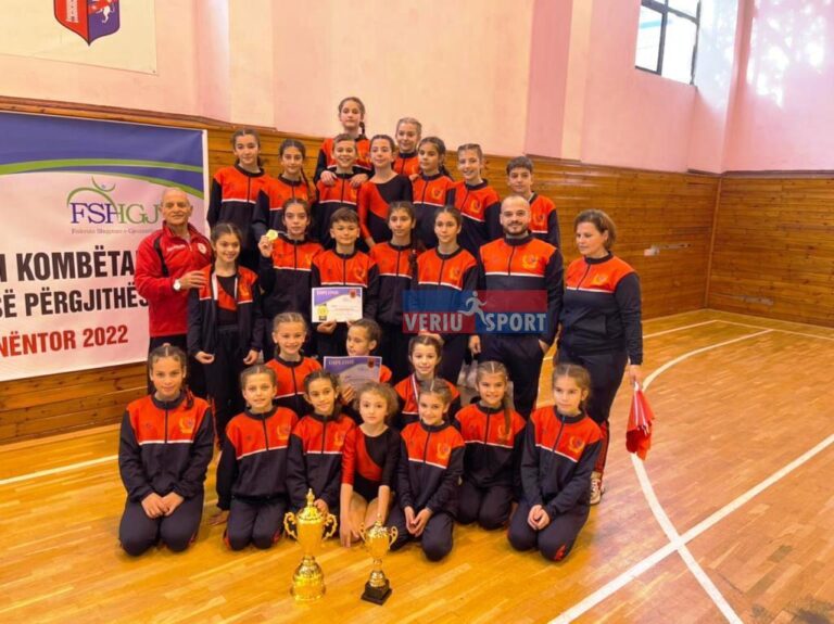 (Video)-(Intervista) Vllaznia shpallet kampione në Gjimnastiken Artistike. Trajneri Izmir Kashi, flet për suksesin e radhës
