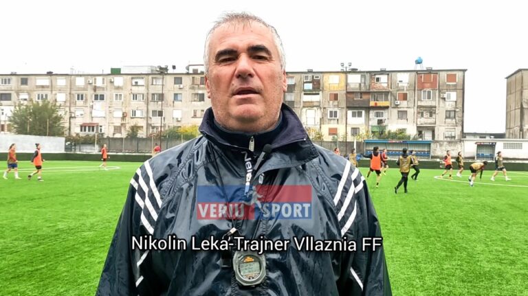 (Video) Trajneri Nikolin Leka, flet në pragndeshjen, PSG-Vllaznia. Liga e Kampioneve të Europës-Futboll Femra