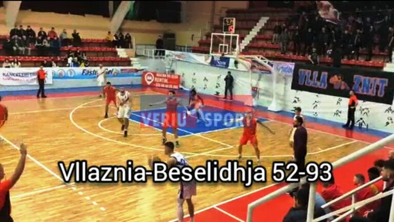 (Video)Vazhdon kriza e Vllaznisë së basketit meshkuj. Besëlidhja debutuese e mund thellësisht në “Qazim Dervishi” 52-93