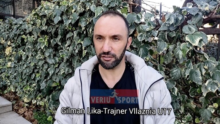 (Video-Intervista) Flet Gilman Lika, trajneri i Vllaznisë U-17 kampion dimri. Suksesi i skuadrës së tij, dhe besimi për Vllazninë e madhe në fitimin e titullit kampion!