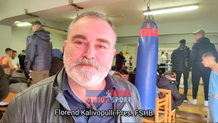 (Video) Presidenti i Federatës Shqiptare të Boksit, Florend Kalivopulli flet për kampionatet e zhvilluara në Shkodër, si dhe ndeshjen historike të femrave