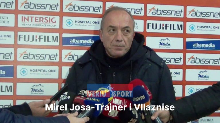 (Video) Trajneri kuqeblu, Mirel Josa, flet pas fitores së sotme, 4-1 ndaj Laçit (Superiore-Java e 17-të)