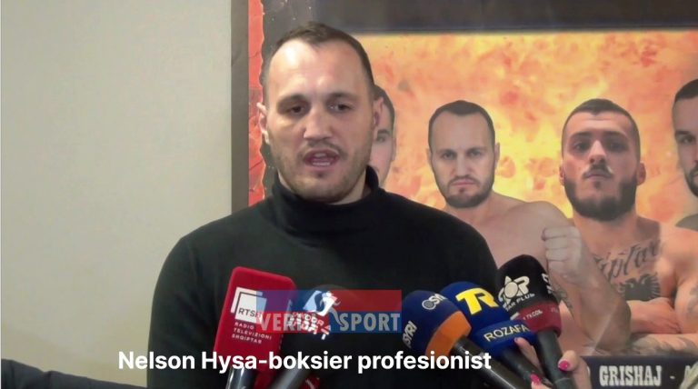 (Video) Kampioni Nelson Hysa, flet në prag të Turneut të Boksit Profesionist-“Nata e kampionëve”. Të dielen, ora 17:00, në “Qazim Dervishi”.