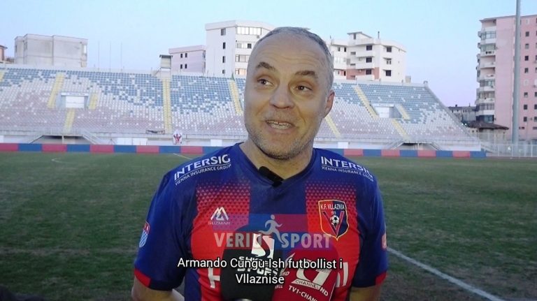 (Video) Ish futbollisti dhe ish trajneri i Vllaznisë, Armando Cungu, sot trajner i kombëtares U-19, krenar që ka qënë pjesë e historisë 104 vjeçare të klubit kuqeblu