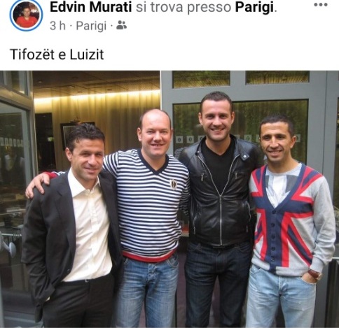 Foto-Lajm: Edvin Murati dhe Altin Lala, tifo për Luiz Ejllin, shkodranin e spektaklit Big Brother VIP Albania!