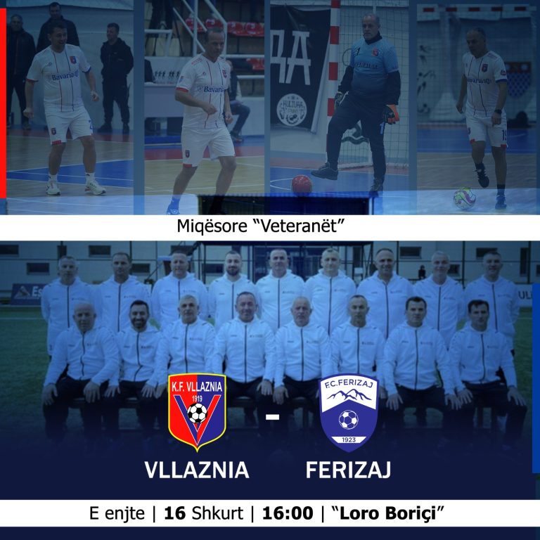 Urime Vllazni! Klubi i parë sportiv në Shqipëri sot mbush 104 vjeç! Miqësore KF Vllaznia-KF Ferizaj, të enjten, ora 16:00, në “Loro Boriçi”.