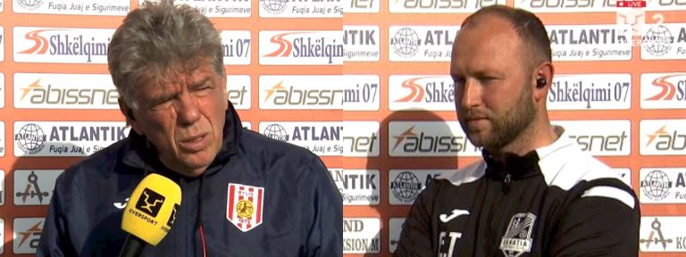(Intervista) Trajneri Shensoi dhe zv. trajneri Tartori flasin pas ndeshjes Bylis 2-3 Egnatia