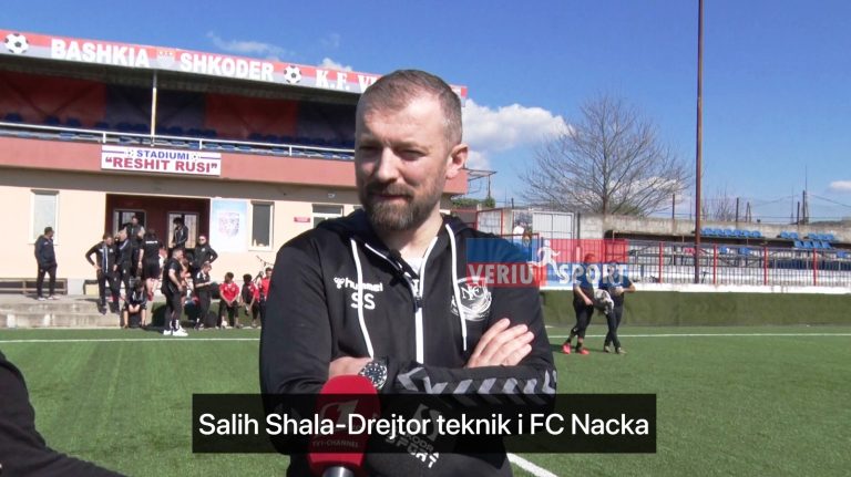 (Video) Drejtori teknik i FC Nacka, Salih Shala, flet pas fitores të miqësores Vllaznia U21-FC Nacka(Suedi),  0-1(Stadiumi “Reshit Rusi”-Shkodër)