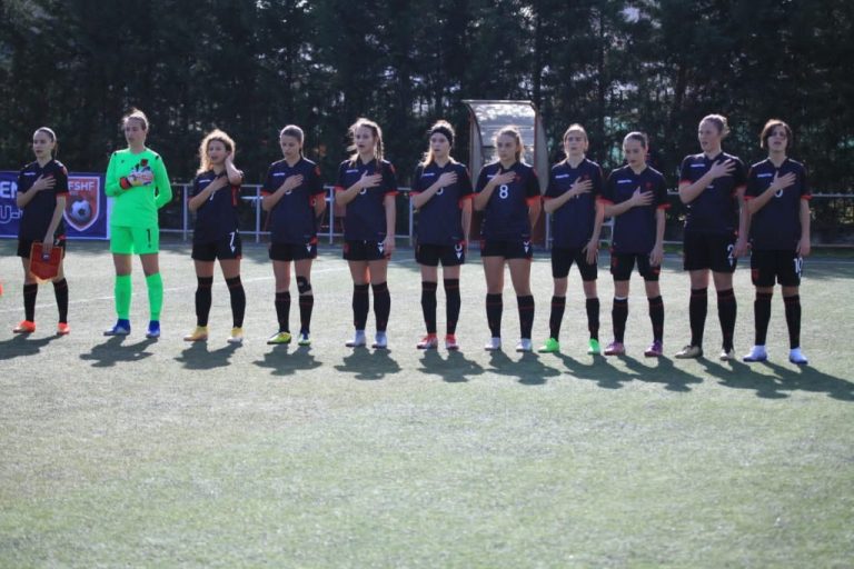 Futboll Femra U16-Shqipëria fiton me Moldavinë, 5-0. Turneu “UEFA Development”