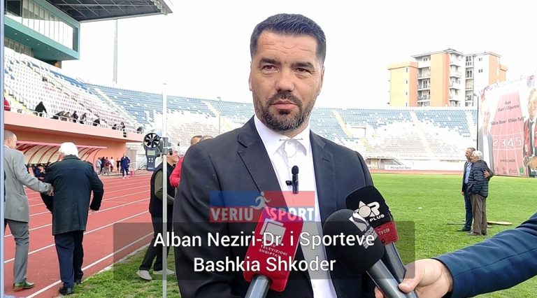 (Video) Drejtori i Sporteve në Bashkinë Shkodër, flet pas ceremonisë së nderimit të figurave të atletikes shkodrane në aktivitetin, Kupa “Gëzim Mema-Vildan Tufi”