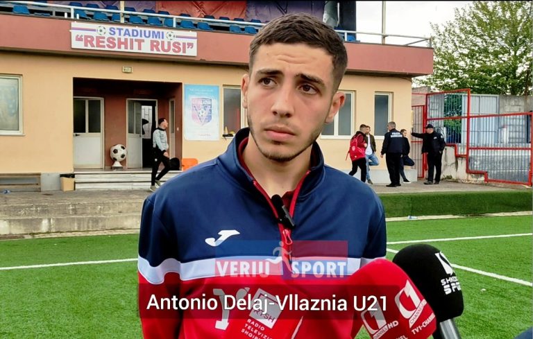 (Video) Kontribuoi në fitoren e Partizanit U21, Antonio Delaj, futbollist i ekipit të parë të Vllaznisë, optimist për fitore edhe në fundjavë në klasiken e të rriturve, Vllaznia-Tirana