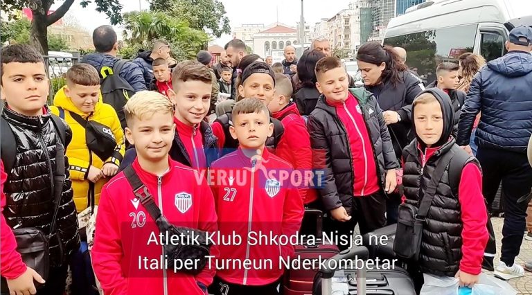 (Video)Atletik Klub Shkodra, për të 12-tën herë pjesëmarrëse në Turneun Ndërkombëtar të Italisë. Kryetrajneri, Elis Legata, optimist për fitimin e trofeve në futbollin e moshave