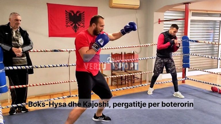 (Video) Boksierët shkodranë, Nelson Hysa dhe Arjon Kajoshi, në seancën e fundit stërvitore përpara nisjes në botërorin e Uzbekistanit