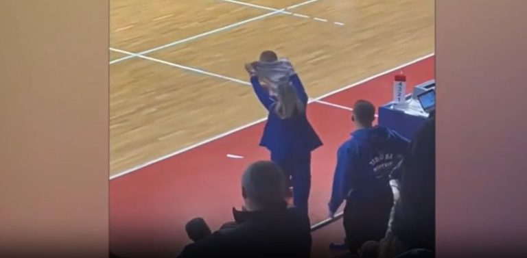 Drejtoresha e Tiranës, Deborah Keçi, reagon për gjestin ndaj arbitrit në ndeshjen e basketbollit të Tiranës kundër Besëlidhjes