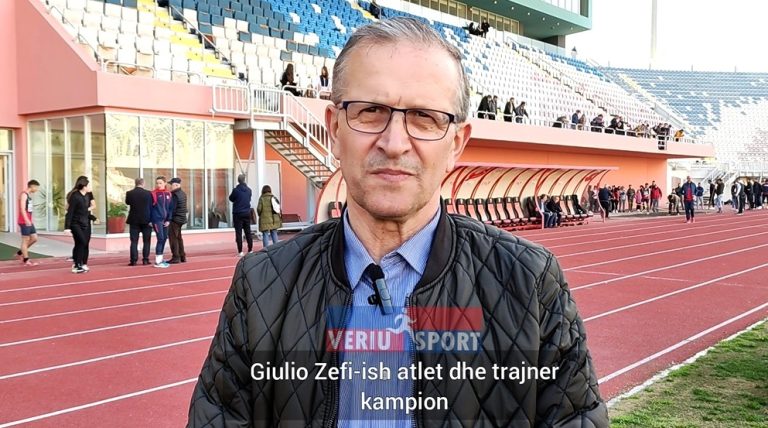 (Video) Giulio Zefi, ish atlet dhe trajner kampion i Vllaznisë, falenderon organizatorët për vlerësimin me titullin “Mirënjohje” nga Bashkia Shkodër