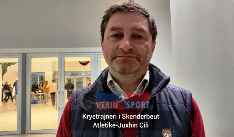 (Video)Kryetrajneri i Skënderbeut, Juxhin Çili, i kënaqur  për paraqitjen e atletikes korçare në garat e Kupës së Shqipërisë-Shkodër, 24 prill 2023