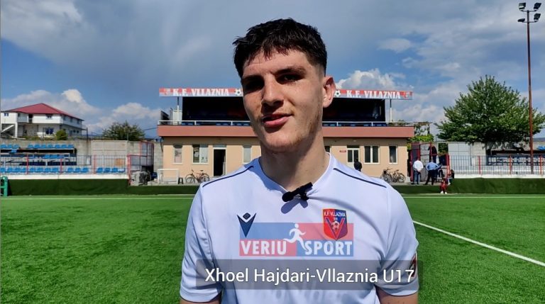 (Video) Xhoel Hajdari, talenti shkodran që me dopieten e tij i dha fitoren e Vllaznisë ndaj Teutes, 2-1, premton titullin dhe Kupën e Shqipërisë për kuqeblutë