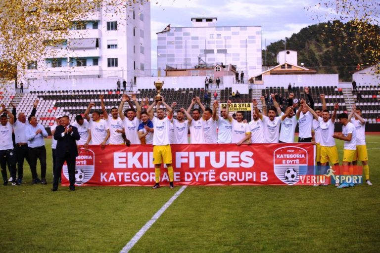 Elbasani,  zyrtarisht në kategorinë e parë. Verdheblutë munden sot 6-0 Tepelenen duke u shpallur fitues të Grupit B