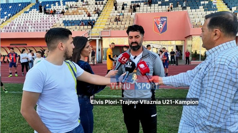 (Video)Trajneri i Vllaznisë U21 Elvis Plori, i kënaqur me fitimin e titullit kampion. Gati të kontribuojë edhe në skuadrën e parë!