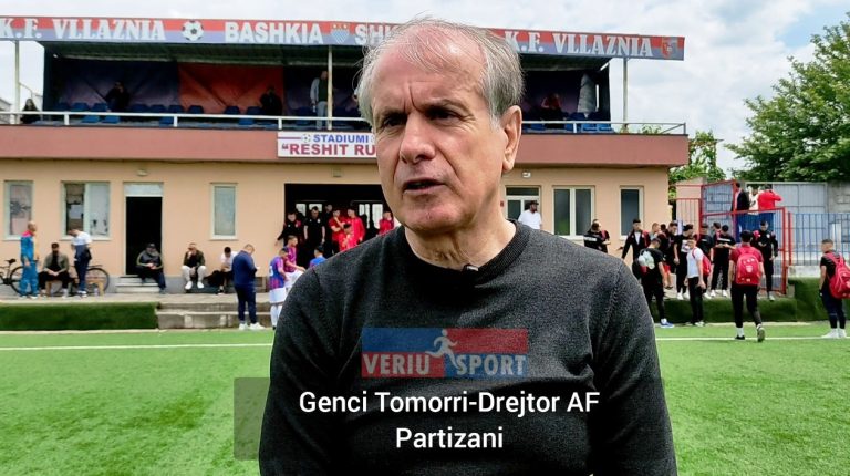 (Video) Genci Tomorri, Drejtor i AF Partizani, komenton ballafaqimin Vllaznia U17-Partizani U17. Komplimenton shkodranin Ensar Tafili që luan për Partizanin