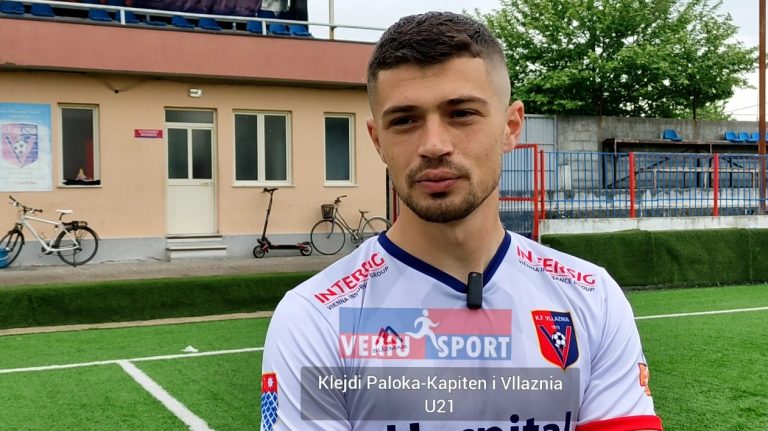 (Video) Mbajti shiritin e kapitenit, Klejdi Paloka, i kënaqur për fitoren e Vllaznisë U21, ndaj Kukësit U21, 2 me 1. Titulli kampion shumë pranë