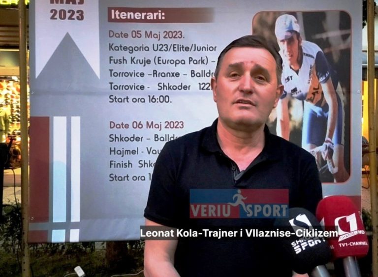 (Video) Leonat Kola, trajner i Vllaznisë në çiklizëm, i kënaqur për rikthimin e Kupës “Agim Tafili”. Premton një Vllazni kampione. Shkodër 5-6 maj 2023
