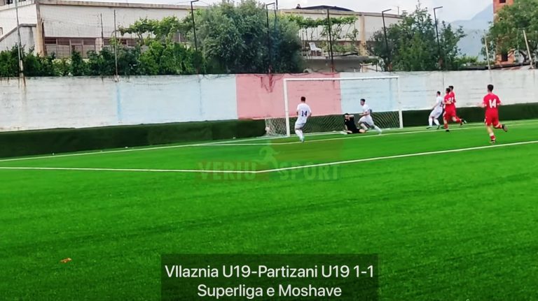 (Video) Superliga U-19, Vllaznia barazon në shtëpi me Partizanin. Shënojnë Baruti për miqtë dhe Dodaj për Vllazninë