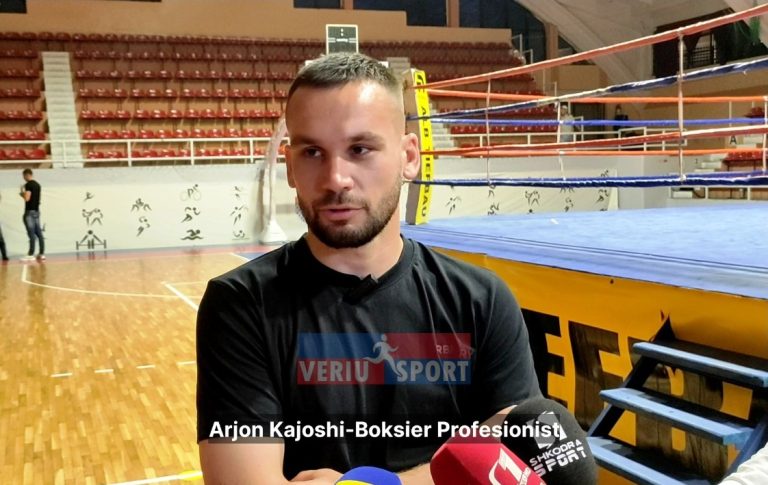 (Video) Boks Profesionist. Shkodrani Arjon Kajoshi fiton ndaj lituanezit, Andresjs Volincuks, fitorja e 7-të radhazi. Shkodër-4 qershor 2023