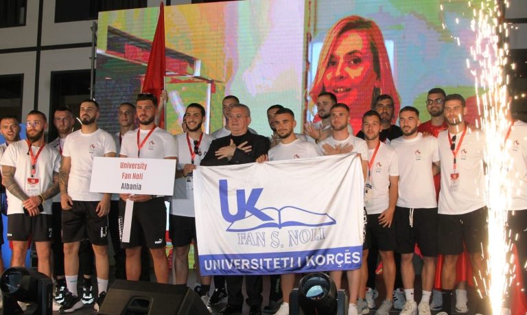 Nis Kampionati Evropian Universitar i Futbollit në Tiranë, Presidenti Duka në ceremoninë hapëse: Sporti krijon ura bashkëpunimi