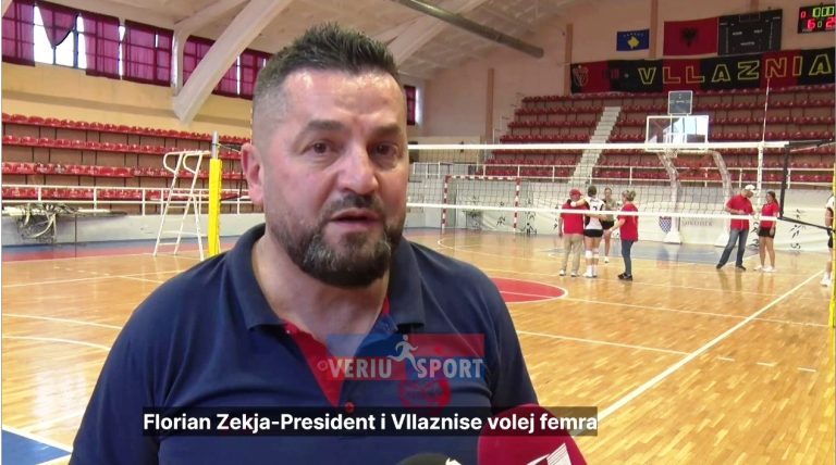 (Video) Florian Zekja, President i Vllaznisë volej femra, premton Vllazninë e madhe dhe kampione në sezonin e ri sportiv. Miqësorja me skuadrën amerikane MSU, i shërbeu dy skuadrave!