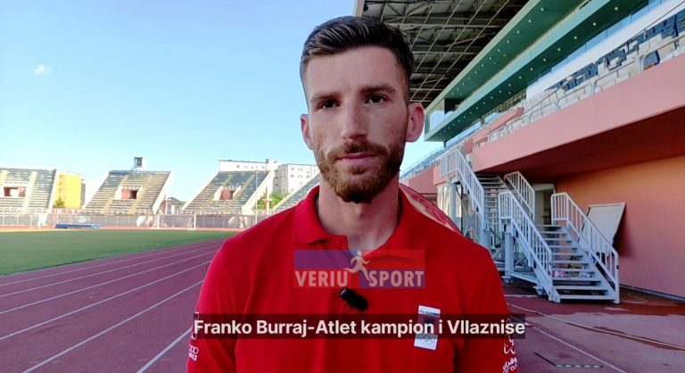 (Video) Superkampioni i Vllaznisë dhe i kombëtares së atletikës shqiptare Franko Burraj, flet pas suksesit në Kampionatin Europian Ekipor të Polonisë. Premton medalje dhe rekord kombëtar edhe në Ballkaniadën e Serbisë!