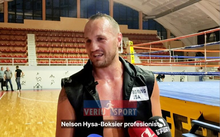 (Video) Boks Profesionist. Shkodrani Nelson Hysa sfiton Willbeforce Shihepo nga Namibia, fitorja e 9-të radhazi. Shkodër-4 qershor 2023